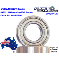 Plaig Bearings 20x32x7mm Bearing - Metal Shields
