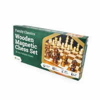 Wooden Magnetic Chess Set 38 cm