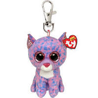 TY Beanie Boos CASSIDY - Lavender Cat Clip