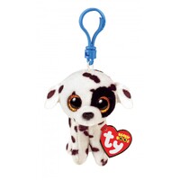 TY Beanie Boos LUTHER - Spotted Dog Clip