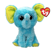 TY Beanie Boos TRUNKLES - Blue Elephant