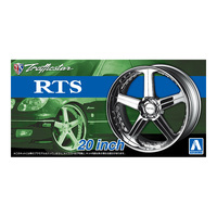 Aoshima 1/24 Trafficstar RTS 20" Wheel Set Plastic Model Kit