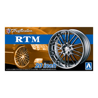 Aoshima 1/24 Trafficstar RTM 20" Wheel Set Plastic Model Kit