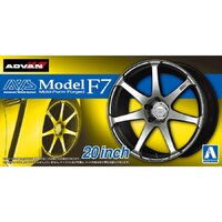 Aoshima 1/24 AVS Model F7 20" Wheel Set Plastic Model Kit