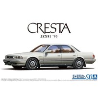 Aoshima 1/24 Toyota JZX81 Cresta 2.5 Super Lucent G '90 Plastic Model Kit