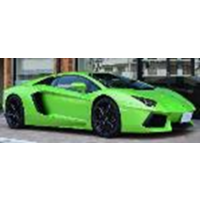 Aoshima 1/24 '11 Lamborghini Aventador Green Plastic Kit