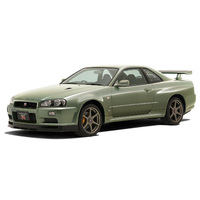 Aoshima 1/32 Nissan R34 Skyline GT-R Nur(Millennium Jade) Plastic Model Kit