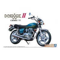 Aoshima 1/12 Honda CB400T Hawk-II '77 Plastic Model Kit