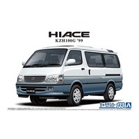 Aoshima 1/24 Toyota KZK100G Hiace Super Custom G '99 Plastic Model Kit