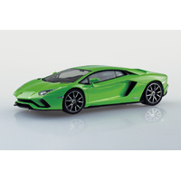 Aoshima 1/32 Lamborghini Aventador S Pearl Green Plastic Model Kit