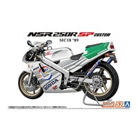 Aoshima 1/12 Honda MC18 NSR250R Sp Custom '89 Plastic Model Kit