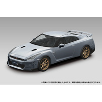 Aoshima 1/32 SNAP Nissan R35 GT-R 2024 (Ultimate Metal Silver) Plastic Model Kit