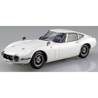 Aoshima 1/32 SNAP Toyota 2000GT (Pegasus White) Plastic Model Kit