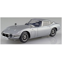 Aoshima 1/32 SNAP Toyota 2000GT (Sander Silver Metalic) Plastic Model Kit