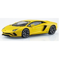 Aoshima 1/32 SNAP Lamborghini Aventador S (Pearl Yellow) Plastic Model Kit