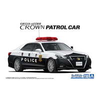 Aoshima 1/24 Toyota GRS214 Crown Patrol Car for Traffic Control '16 Plastic Model Kit