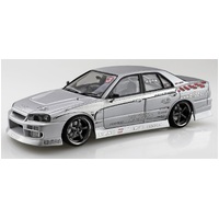 Aoshima 1/24 URAS 2002 D1 Spec Replica ER34 Nissan Skyline '01 Plastic Model Kit