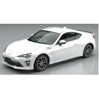 Aoshima 1/32 SNAP Toyota 86 (Crystal White Pearl) Plastic Model Kit