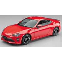 Aoshima 1/32 SNAP Toyota 86 (Pure Red) Plastic Model Kit