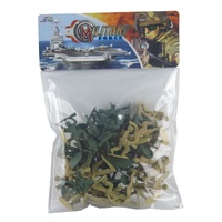 Military Toy Soldiers in Bag