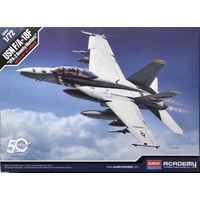 Academy 1/72 USN F/A-18F "VFA-2 Bounty Hunters" Plastic Model Kit With Australian Decals