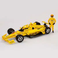 Authentic Collectables 1/18 Team Penske #3 Pennzoil Dallara Chevrolet IndyCar With Driver Figurine - 2022 INDY 500 Diecast Formula One Car