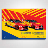 Authentic Collectables 2022 Repco Bathurst 1000 Celebrating 1000 Championship Races For Dick Johnson Racing Limited Edition Print