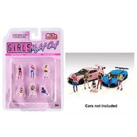 American Diorama 1/64 Girls Night Out Diecast Figure Set Accessory