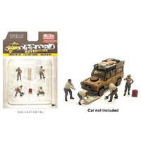 American Diorama 1/64 Off Road Adventure - 1 Diecast Figure Set Accessory