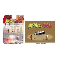 American Diorama 1/64 Hip Hop Girls Diecast Figure Set Accessory