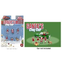 American Diorama 1/64 Santa's Day Out Diecast Figure Set Accessory