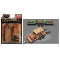 American Diorama 1/64 Haul n Go - Rust Car Trailer with Rusted Body Accessory