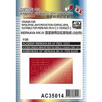 AFV Club 1/35 Sticker Anti Reflection Coating Lens For Merkava Mk.IV (3 Vehicles) [AC35014]