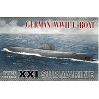 AFV Club 1/350 German U-Boat Type XXI Plastic Model Kit [SE73501]