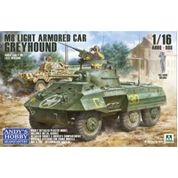 Andy's Hobby HQ 1/16 M8 Greyhound US Light Armoured Car Plastic Model Kit