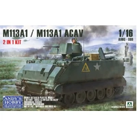 [Scratch and Dent] Andy's Hobby HQ 1/16 M113A1/M113A1 ACAV Armoured Personnel Carrier Plastic Model Kit