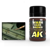 AK Interactive Weathering: Wash For Green Vehicles 35ml Enamel Paint [AK045]