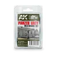 AK Interactive Weathering: Early Panzers Weathering Enamel Paint Set [AK072]