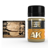 AK Interactive Weathering: Summer Kursk Earth Effects 35ml Enamel Paint [AK080]