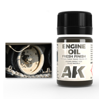 AK Interactive Weathering: Engine Oil 35ml Enamel Paint [AK084]