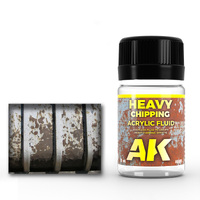 AK Interactive Weathering: Heavy Chipping Effects Acrylic Fluid 35ml Enamel Paint [AK089]