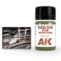 AK Interactive Weathering: Wash For Interiors 35ml Enamel Paint [AK093]