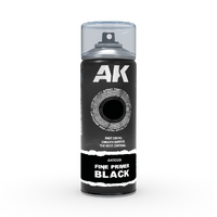 AK Interactive Fine Primer Black - Spray Paint 400ml [AK1009]