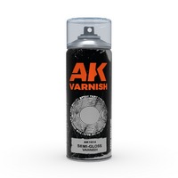 AK Interactive Semi-Gloss varnish - Spray Paint 400ml