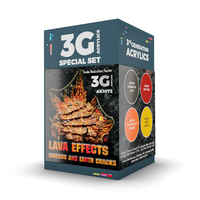 AK Interactive Wargame: Lava Effects Acrylic Paint Set 3rd Generation [AK1072]