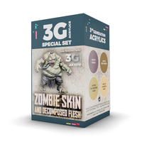 AK Interactive Wargame: Zombie Skin Acrylic Paint Set 3rd Generation [AK1076]