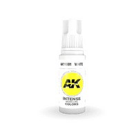 AK Interactive White Intense Acrylic Paint 17ml 3rd Generation