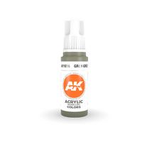 AK Interactive Grey-Green Acrylic Paint 17ml 3rd Generation [AK11016]