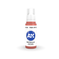 AK Interactive Foundry Red Metallic Acrylic Paint 17ml 3rd Generation [AK11203]