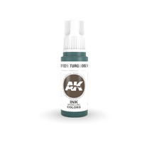 AK Interactive Turquoise Ink Acrylic Paint 17ml 3rd Generation [AK11220]